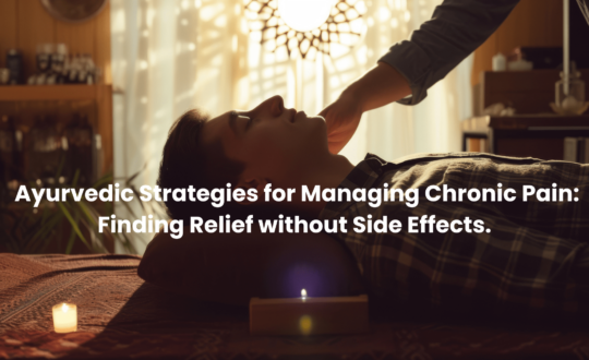 Ayurvedic Strategies for Managing Chronic Pain Finding Relief without Side Effects Blog Banner Nadi Tarangini