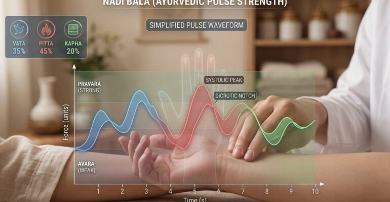 How to calculate Bala through Nadi Pariksha